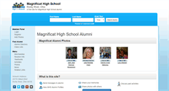 Desktop Screenshot of magnificathighschool.org